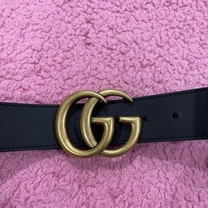 100% Authentic Brass Gucci Belt Size 115/45